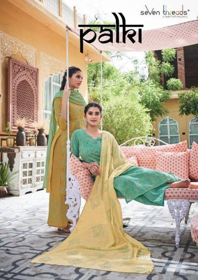 Palki By Seven Threads Traditional Summer Wear Readymade Suit Collection